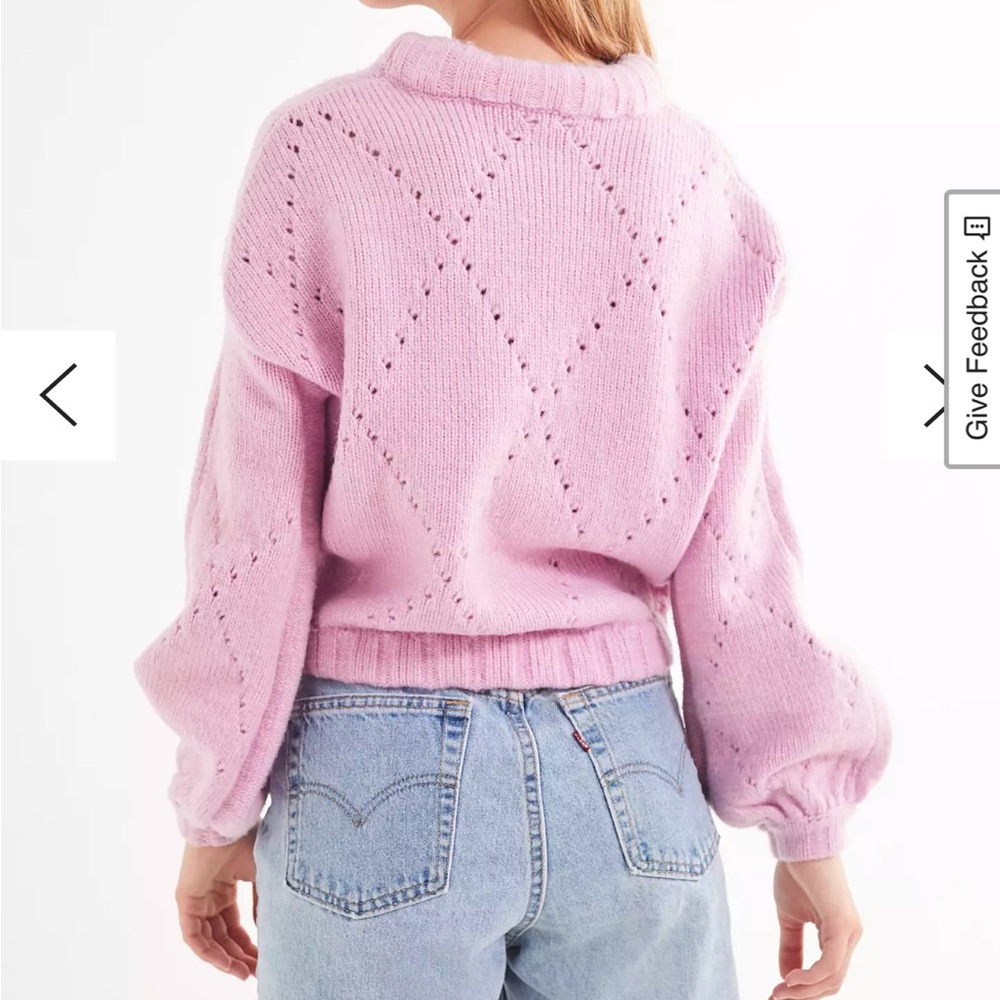 For Love And Lemons Mia Sweater - Lavender - Medium - Picture 2 of 9
